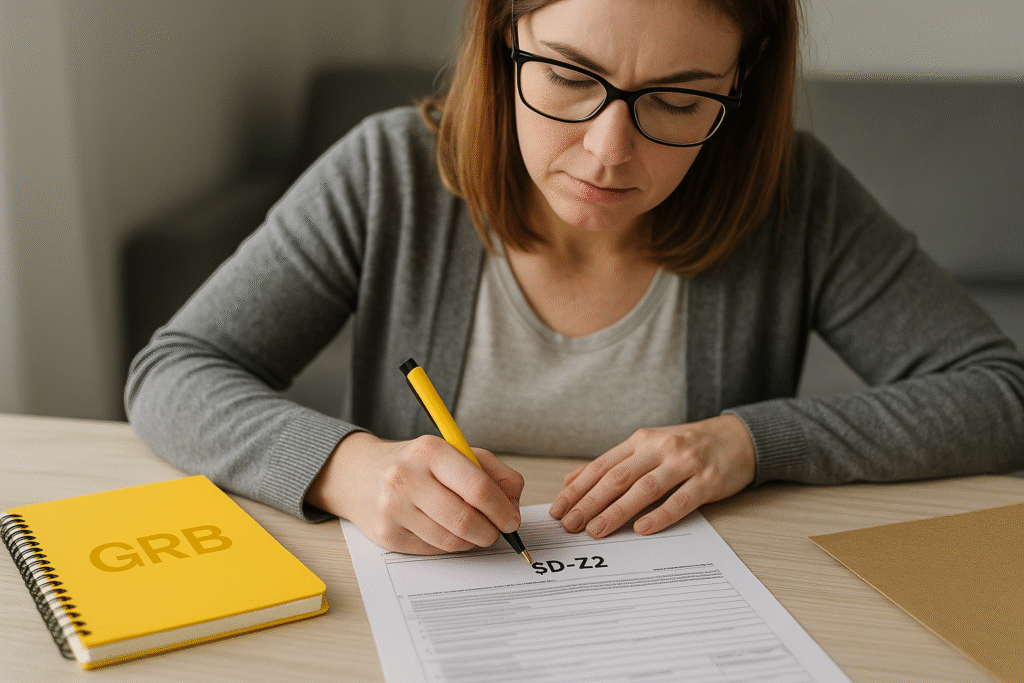 Poprawne wypełnienie formularza SD-Z2