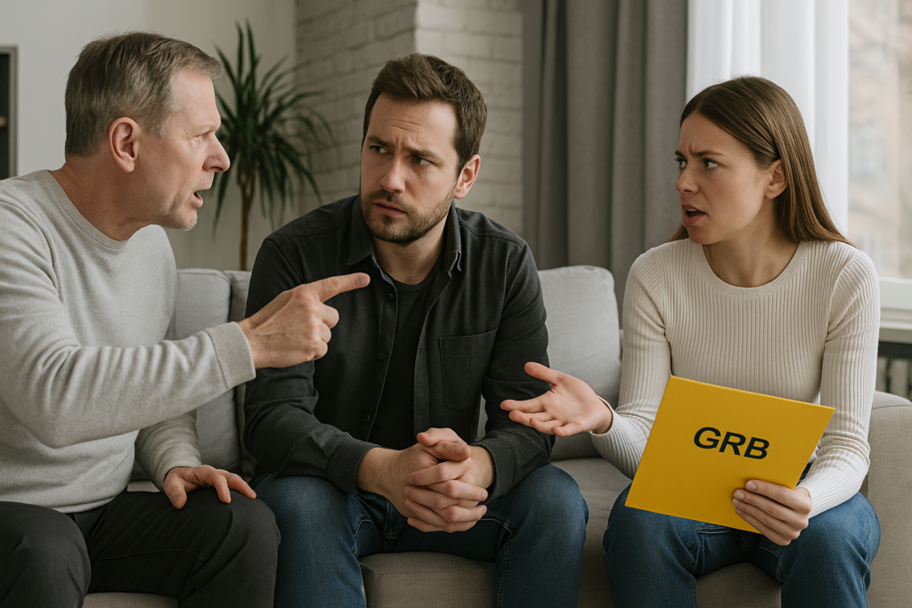 Konflikt rodzinny związany z użyczeniem lokalu