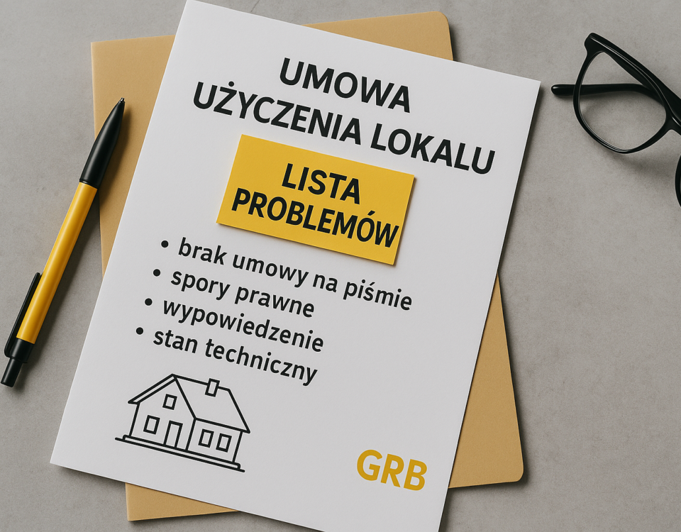 Problemy w przypadku umowy użyczenia